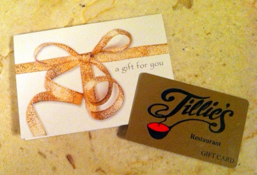 Tillie's Gift Card Set